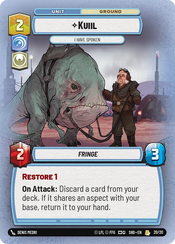 Kuiil 20/20 card