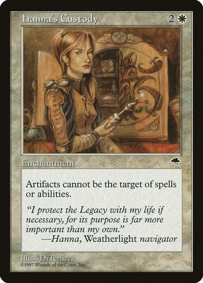 Hanna's Custody 22 card