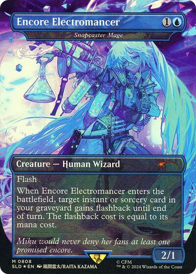 Encore Electromancer Snapcaster Mage Rainbow Foil