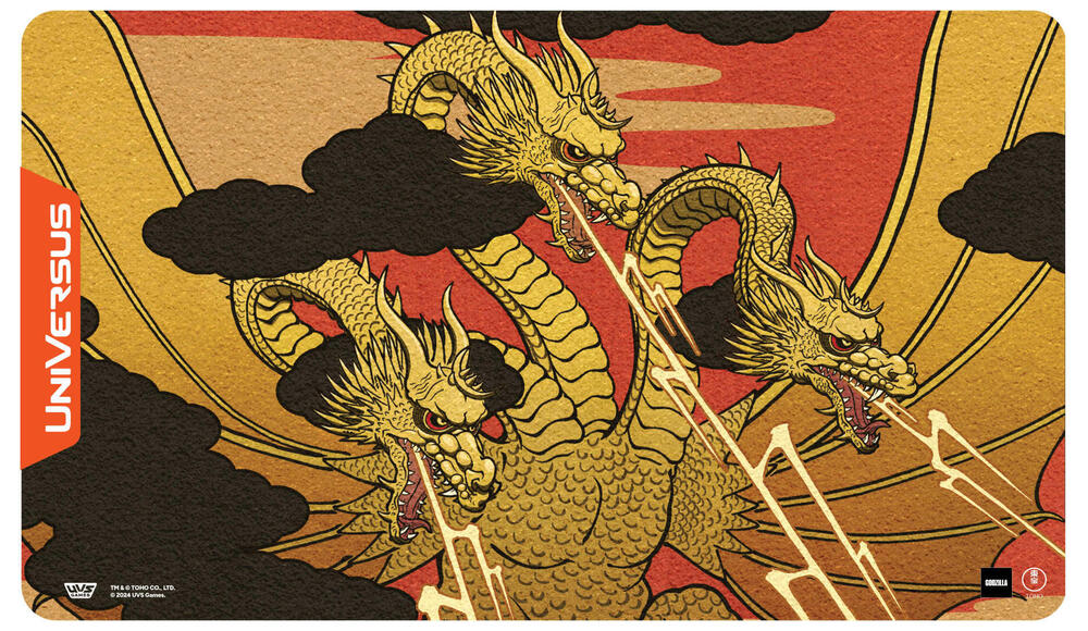 Challenger Series: Godzilla Playmat - King Ghidorah - Jasco