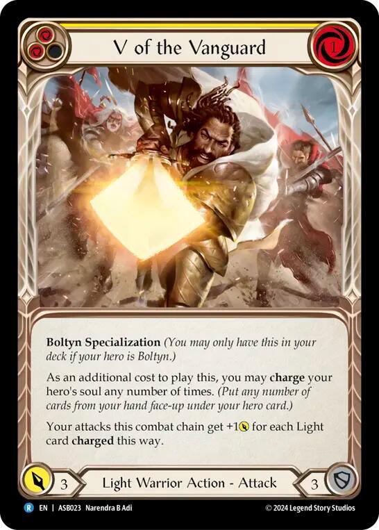 Flesh and Blood Boltyn デッキ V of the Vanguard - Armory Deck: Boltyn - Flesh and Blood TCG