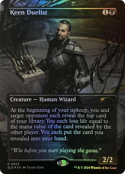 Keen Duelist Rainbow Foil