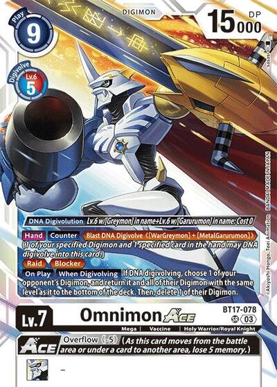 Omnimon ACE Secret Crisis card price