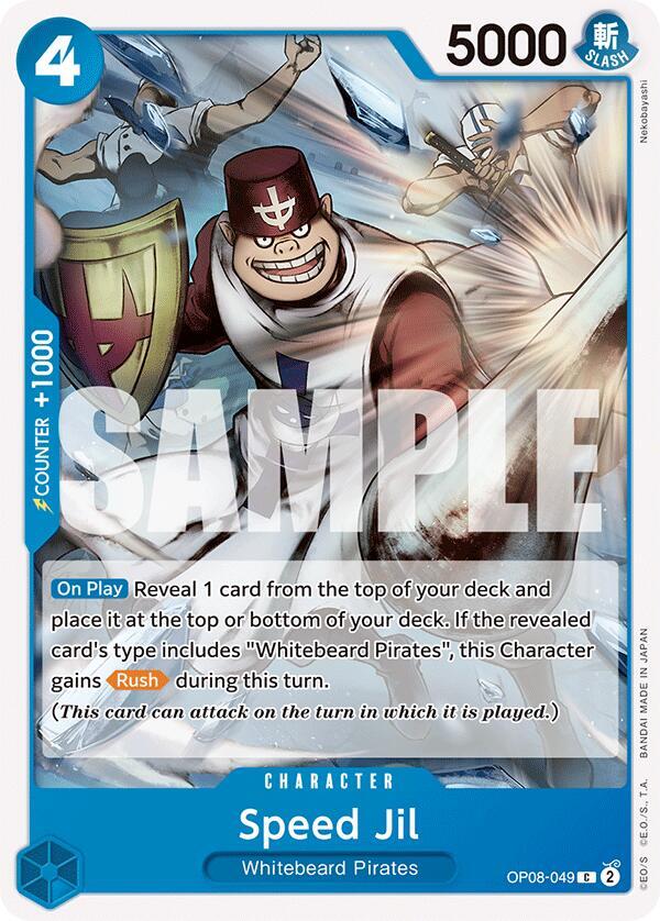 Speed Jil onepiece card
