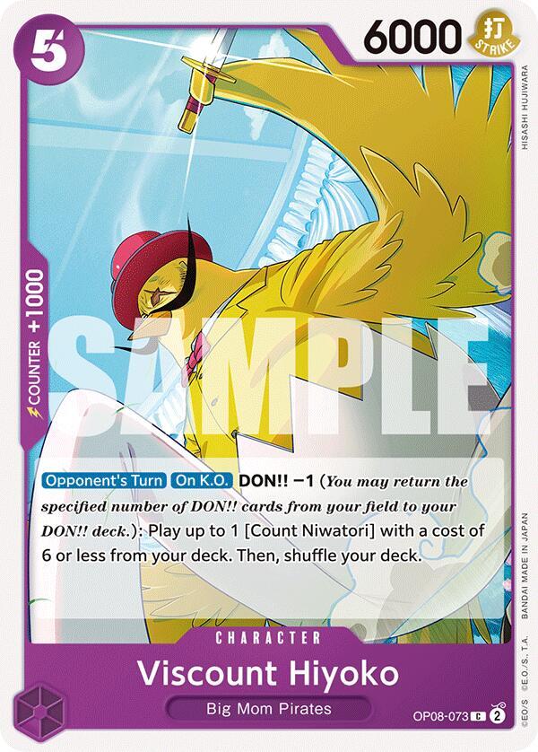 Viscount Hiyoko onepiece card