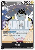 one piece card game jinbe (045) (Parallel) - 500 Years in the Future [SUPER RARE] Official One Piece trading card featuring Jinbe ONE PIECE CARD GAME P-030