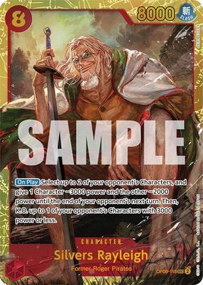 レイリーページ Silvers Rayleigh - Two Legends - One Piece Card Game