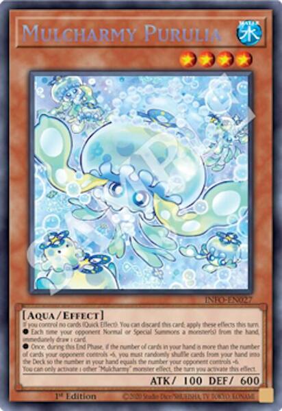 遊戯王 INFO-EN027 マルチャミー・プルリア Mulcharmy Purulia  (英語版 1st Edition シークレットレア) The Infinite Forbidden 7293_15947_16884_INFO-EN027