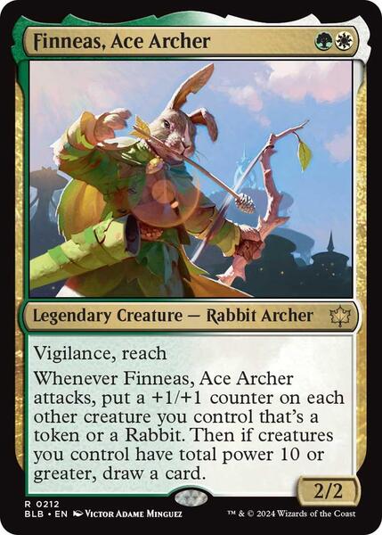 Finneas, Ace Archer - Bloomburrow - Magic: The Gathering