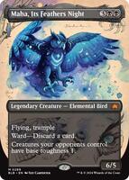 ボーダーレス 羽の夜のマーハ Maha, Its Feathers Night Maha, Its Feathers Night (Borderless) - Bloomburrow - Magic: The