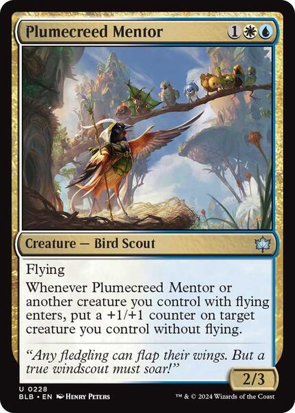 mentor cards mtg Wildwood Mentor [Wilds of Eldraine] main image 0