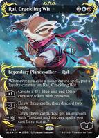 Ral, Crackling Wit (Borderless) (Raised Foil) - Bloomburrow
