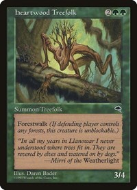 Heartwood Treefolk - Tempest - Magic: The Gathering card