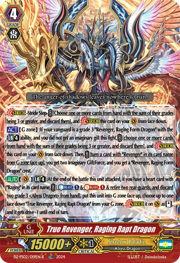 True Revenger, Raging Rapt Dragon (TDR)