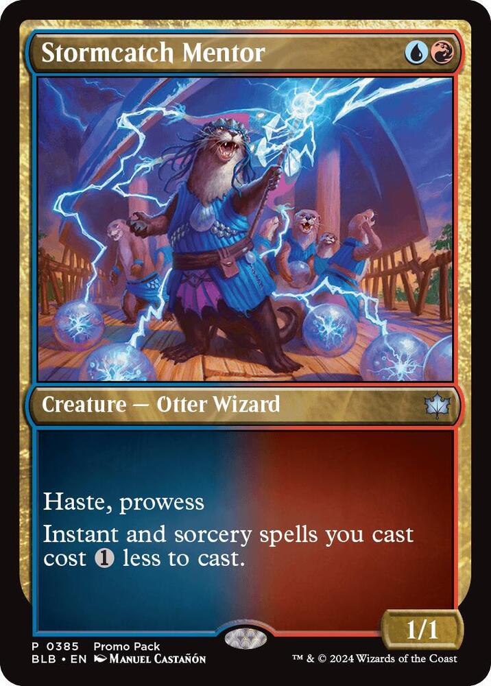 Stormcatch Mentor - Promo Pack: Bloomburrow - Magic: The Gathering