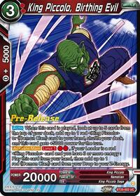 King Piccolo, Birthing Evil card art