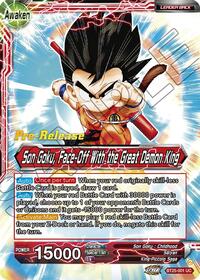 Son Goku // Son Goku Face-Off With the Great Demon King card art