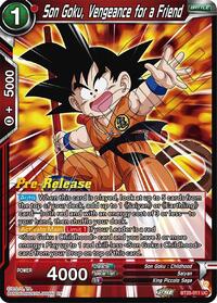 Son Goku, Vengeance for a Friend card art