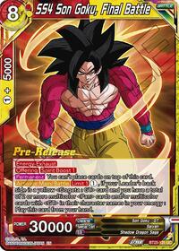 SS4 Son Goku, Final Battle card art