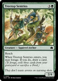Treetop Sentries - Bloomburrow - Magic: The Gathering card