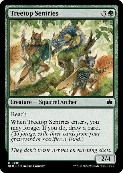 Treetop Sentries - Bloomburrow - Magic: The Gathering