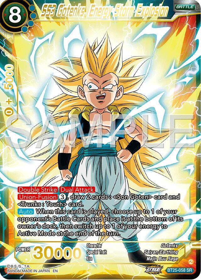 SS3 Gotenks, Energy Storm Explosion - Legend of the Dragon Balls