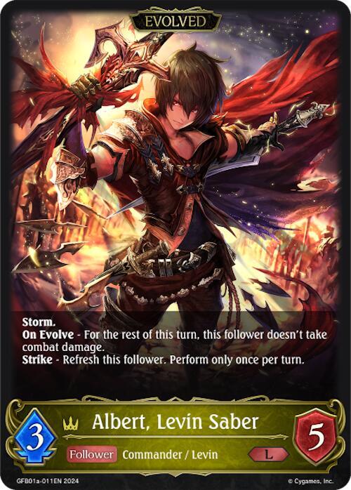 Albert, Levin Saber (Evolved)