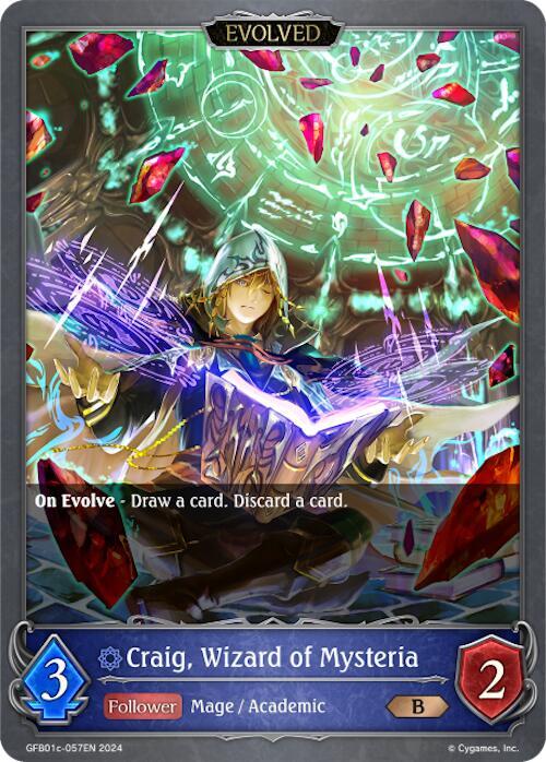 Craig, Wizard of Mysteria (GFB01c-057EN) (Evolved)