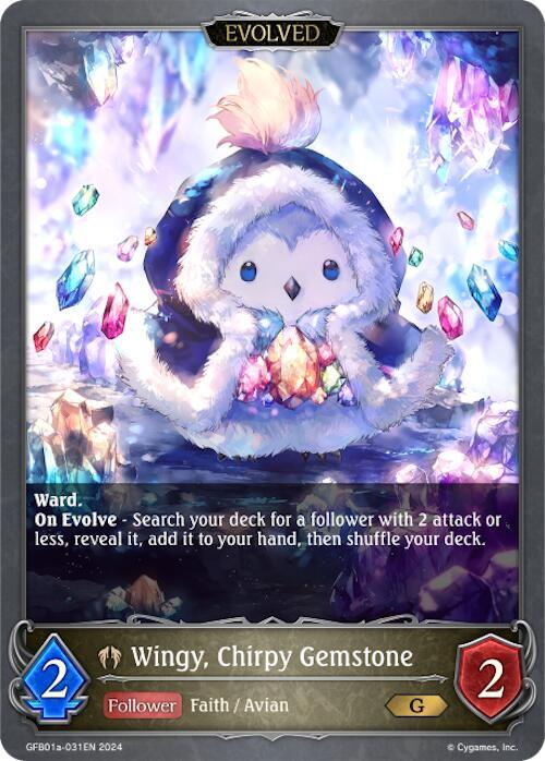 Wingy, Chirpy Gemstone (Evolved)