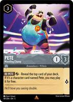ロルカナPete / ピート　エンチャンテッド ENC Lorcana Pete - Space Pirate 114/204 » Disney Lorcana Card Details +
