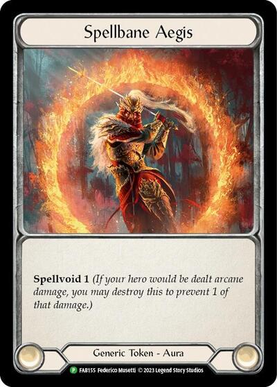 Spellbane Aegis - FAB155 Flesh and Blood: Promo Cards Promo Flesh and Blood card — value and price