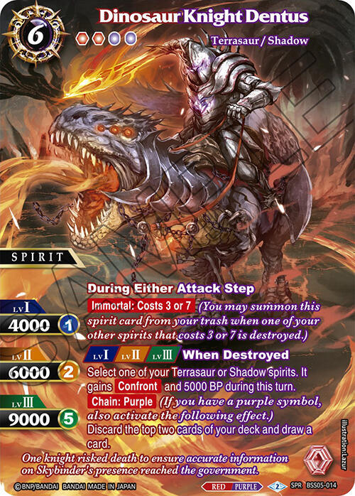 Dinosaur Knight Dentus (SPR)