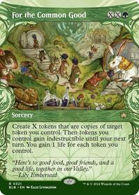 For the Common Good (Showcase) - Bloomburrow - Magic: The Gathering card
