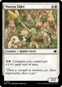 Warren Elder - Bloomburrow - Magic: The Gathering card