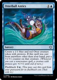 Otterball Antics - Bloomburrow - Magic: The Gathering card