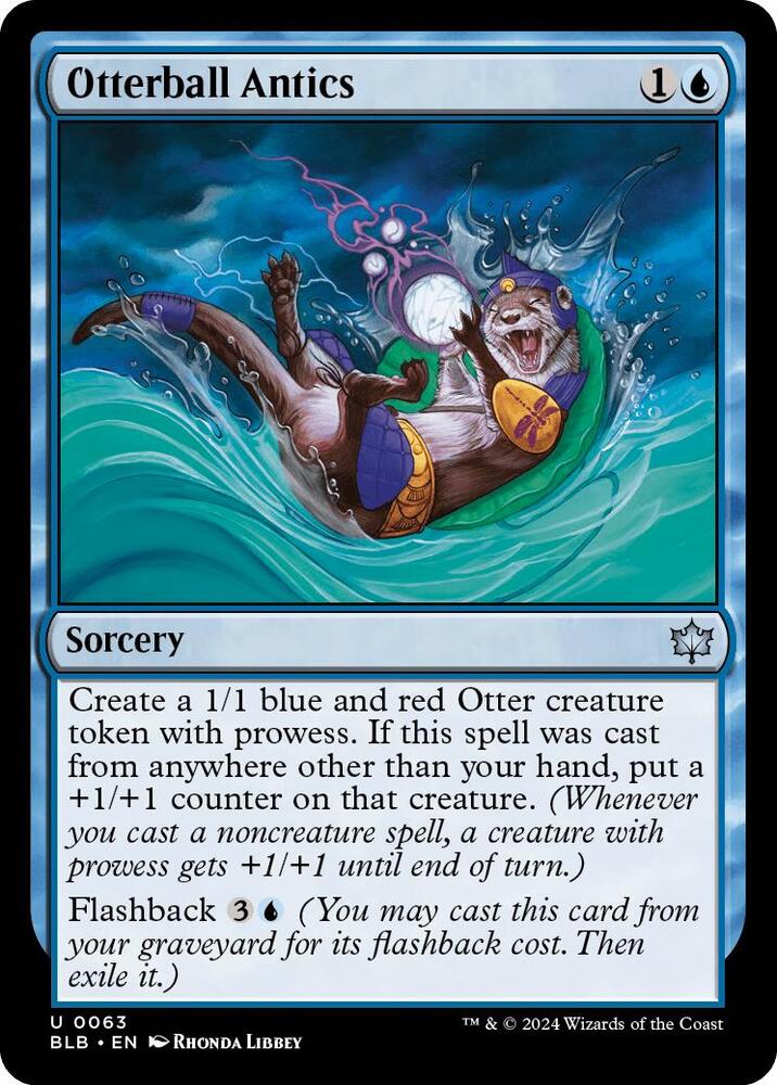  Bashful Otter 廃盤 レア Otterball Antics - Bloomburrow - Magic: The Gathering - TCGplayer.com