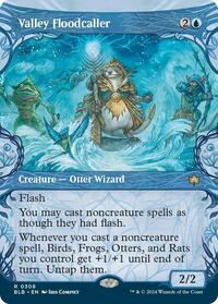 Valley Floodcaller (Showcase) - Bloomburrow - Magic: The Gathering card