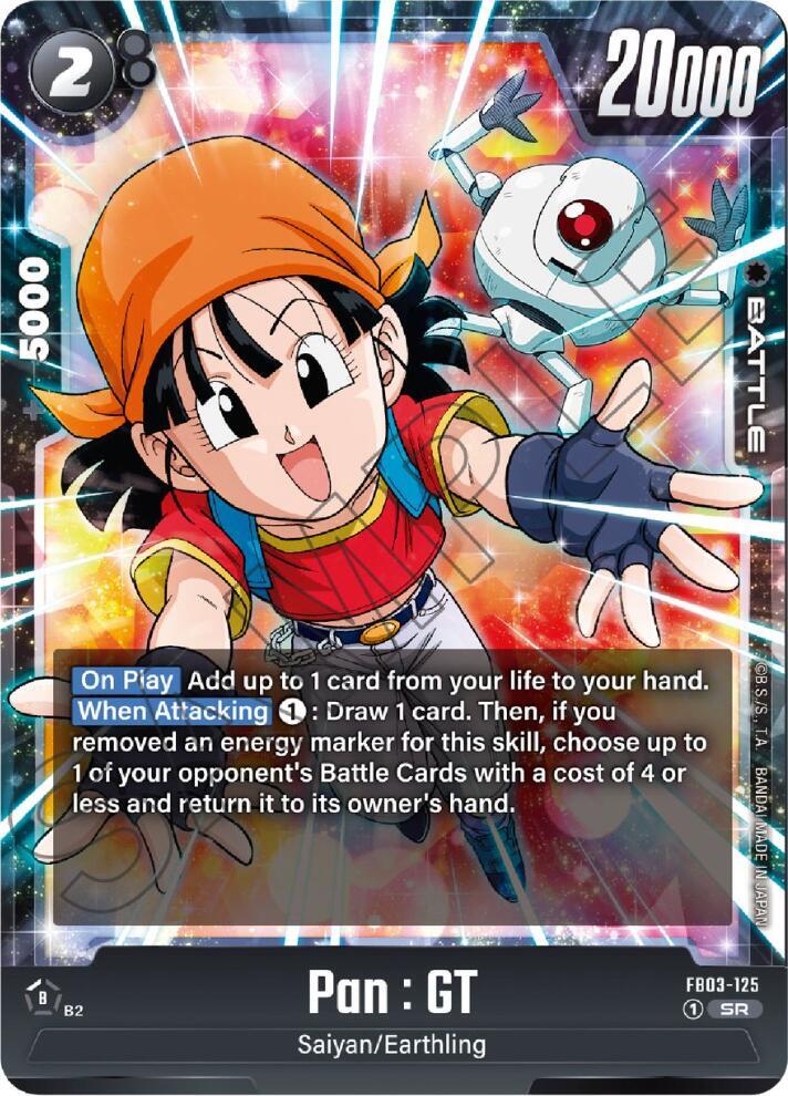 Pan : GT - FB03-125 - Raging Roar - Dragon Ball Super