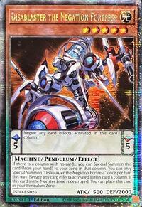 Disablaster the Negation Fortress (Quarter Century Secret Rare)