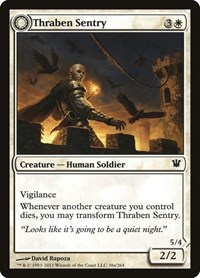Thraben Sentry - Innistrad - Magic: The Gathering card