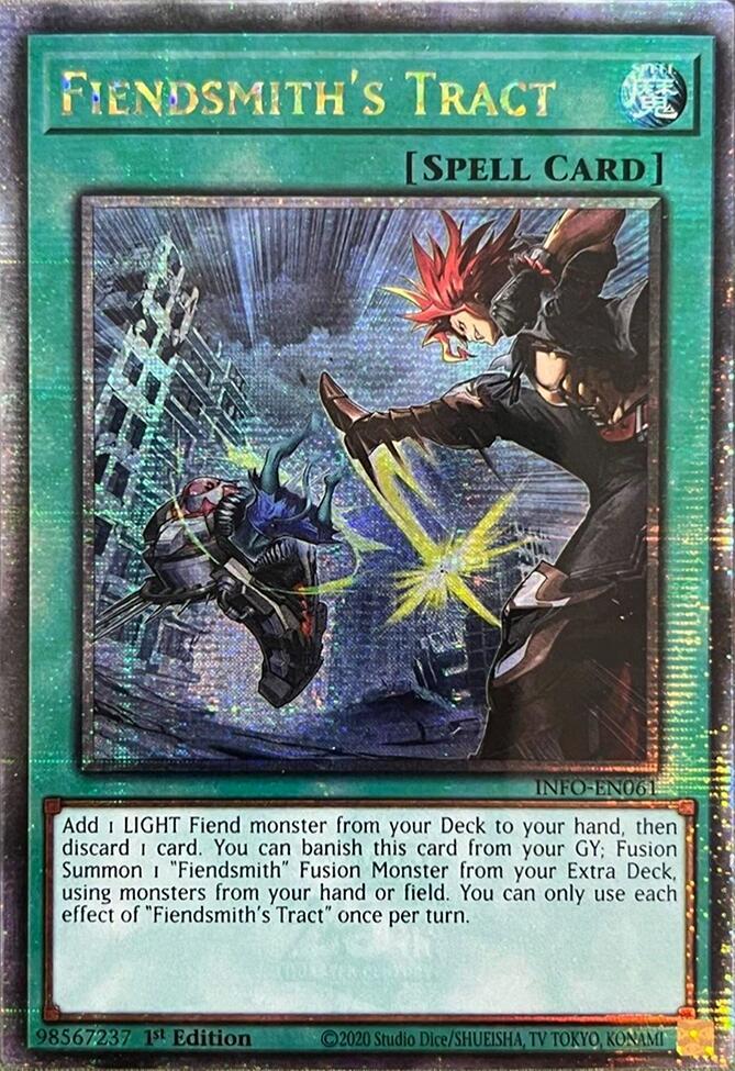 Fiendsmith Requiem - Super Rare INFO-JP046, The Infinite Forbidden, Yu-Gi-Oh OCG, Japanese, Near Mint