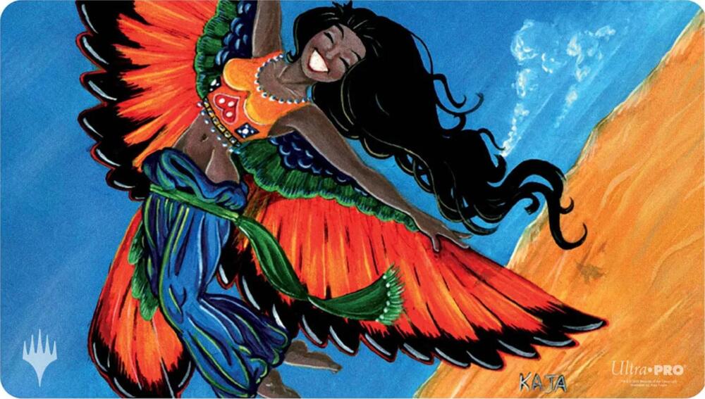 剣を鍬に Kaja Foglio プレイマット mtg ウルトラプロ Kaja Foglio Playmat for Magic: The Gathering - Bird Maiden - Ultra