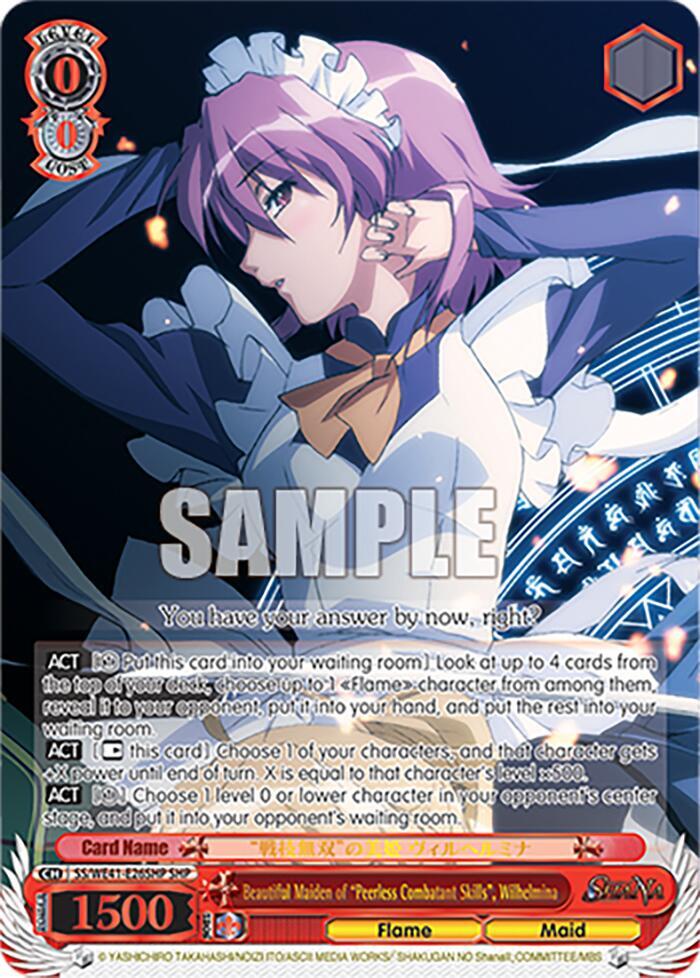 Beautiful Maiden of "Peerless Combatant Skills", Wilhelmina (SHP)