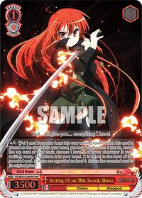 Betting All on This Sword, Shana (SHP)