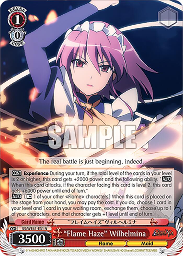 "Flame Haze" Wilhelmina