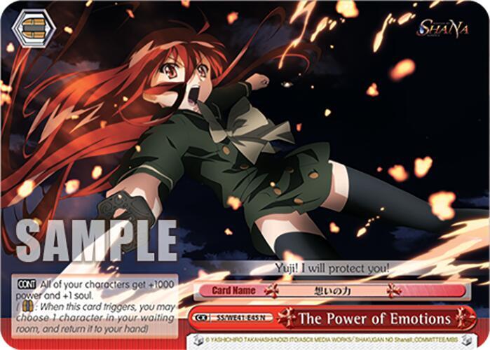 The Power of Emotions - Shakugan no Shana Premium Booster - Weiss