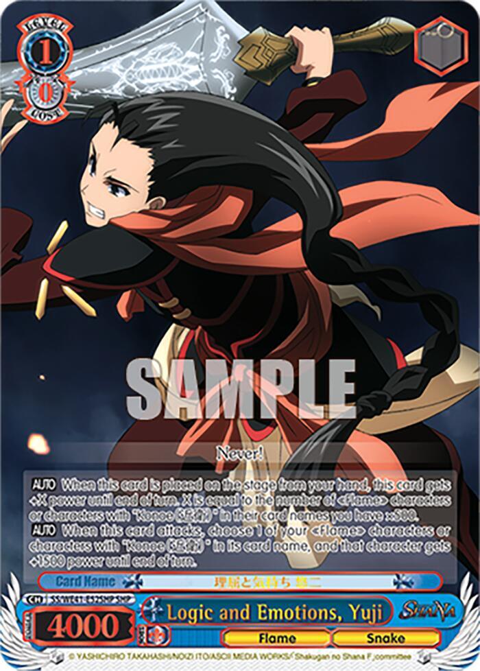 Logic and Emotions, Yuji (SHP)