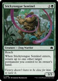 Stickytongue Sentinel - Bloomburrow - Magic: The Gathering card