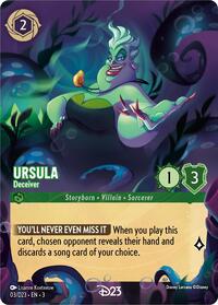 Ursula - Deceiver - D23 Promos - Lorcana card