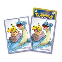 Pokemon TCG: Pokemon Center Japan Exclusive Card Sleeves - Lapras and  Pikachu (64-Pack)